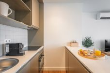 Functional kitchen with efficient preparation and storage area
